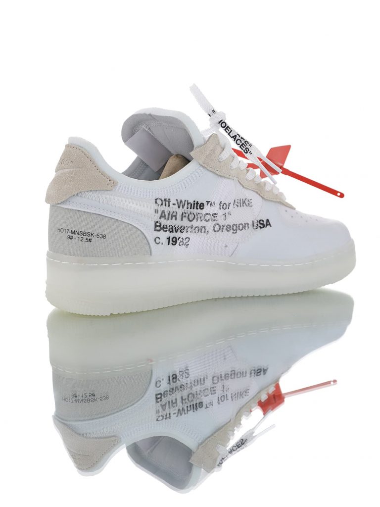 off white air force 1 ghosting