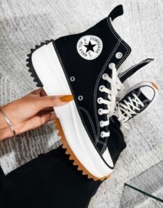 CONVERSE RUN STAR HIKE HI BLACK WHITE GUM - Imagen 3