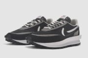Sacai x Nike LDWaffle “Black/Anthracite” - Imagen 4