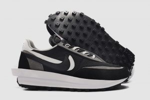 Sacai x Nike LDWaffle “Black/Anthracite” - Imagen 5