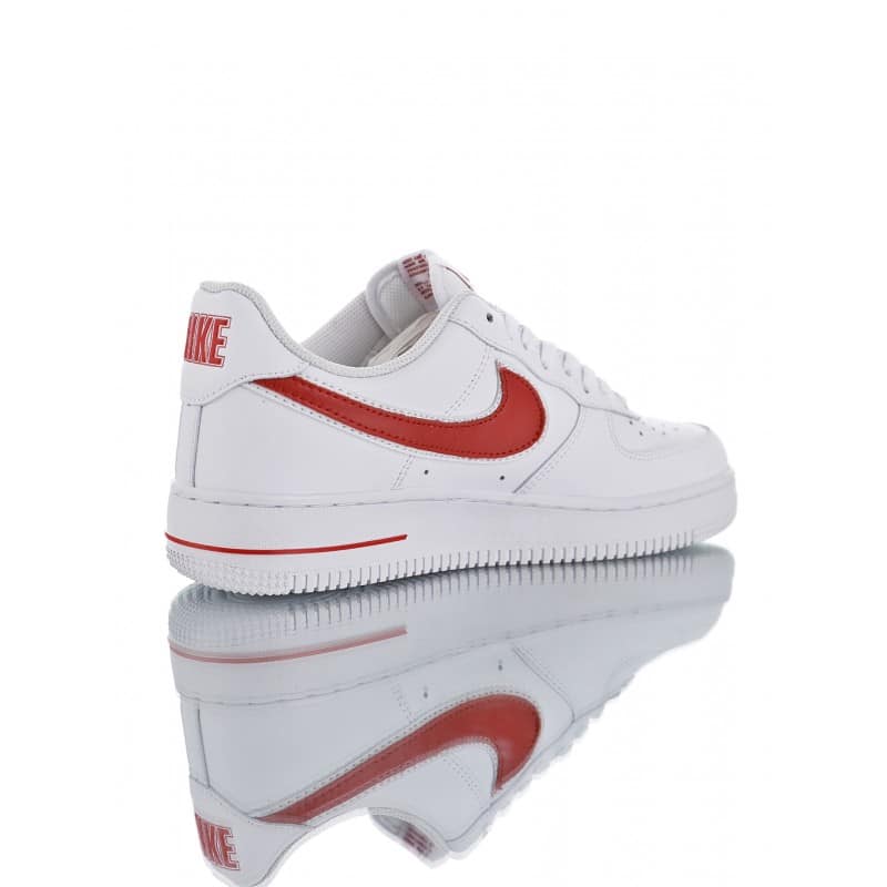 Nike Air Force 07´ Wit Logo Rood - ibuysneakers