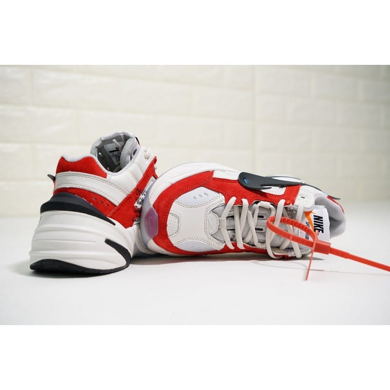 Aptitud Desobediencia Exquisito Nike M2K Tekno x Off White Blancas y Rojas – ibuysneakers