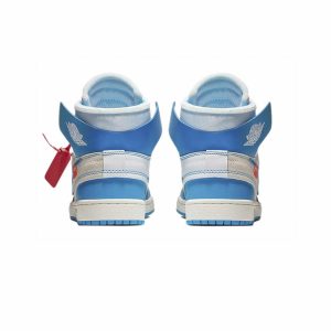 Air Jordan 1 High OG x Off White UNIVERSITY BLUE - Imagen 4