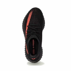 Yeezy 350 v2 CORE BLACK RED - Imagen 2
