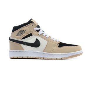 AIR JORDAN 1 BEIGE Y NEGRO