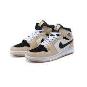 AIR JORDAN 1 BEIGE Y NEGRO - Imagen 2