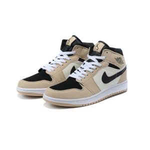 AIR JORDAN 1 BEIGE Y NEGRO - Imagen 2