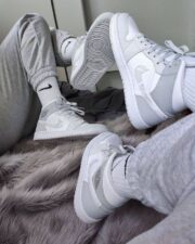 Air Jordan 1 Mid Grey Camo - Imagen 2