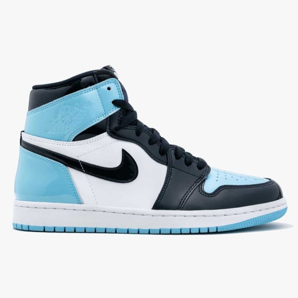 AIR JORDAN 1 RETRO HIGH OG “BLUE CHILL” OBSIDIAN/BLUE CHILL-WHITE