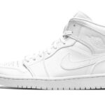 NIKE AIR JORDAN 1 MID TRIPLE WHITE