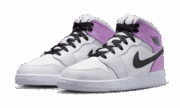 Zapatillas Jordan 1 Mid Barely Grape - Imagen 2