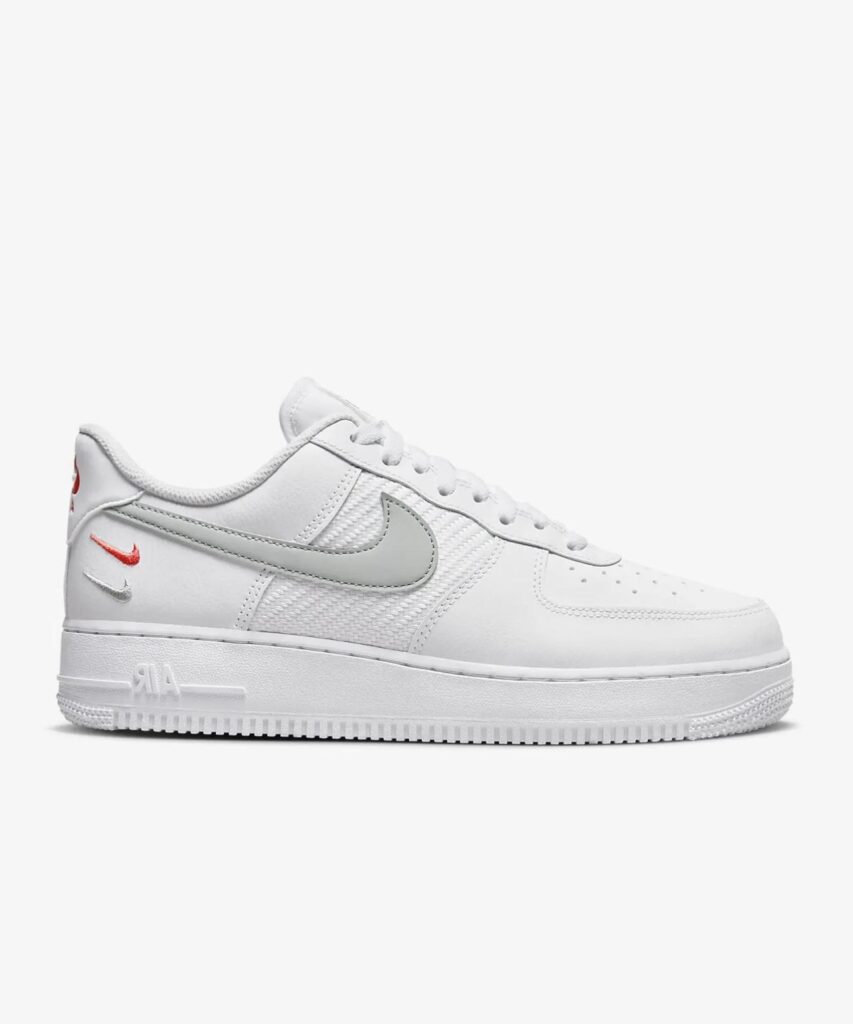 Nike Air Force 1 Low White Red Mini Swoosh