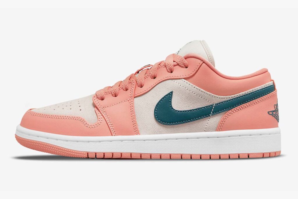 Air-Jordan-1-Low-Light-Madder-Root-Dark-Teal-Green-DC0774-800-Release-Date Wmns Air Jordan 1 Low ‘Light Madder Root’ - Imagen 1