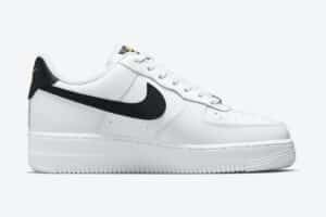 Wmns Nike Air Force 1 ’07 Essential ‘White Black’ - Imagen 2