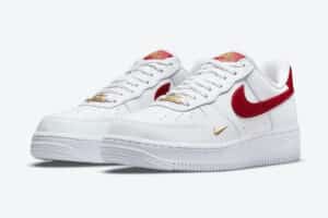 Wmns Nike Air Force 1 Essential Low ‘White Gym Red’ - Imagen 3