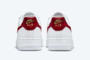 Wmns Nike Air Force 1 Essential Low ‘White Gym Red’ - Imagen 5