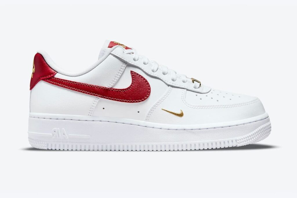 Wmns Nike Air Force 1 Essential Low ‘White Gym Red’