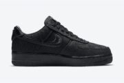 Stussy x Nike Air Force 1 Low ‘Triple Black’ - Imagen 2
