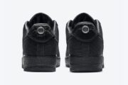 Stussy x Nike Air Force 1 Low ‘Triple Black’ - Imagen 5