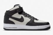Stussy x Nike Air Force 1 Mid ‘Black White’ - Imagen 6