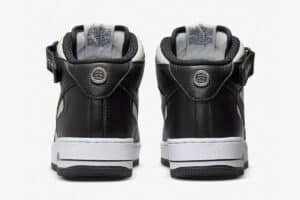 Stussy x Nike Air Force 1 Mid ‘Black White’ - Imagen 4