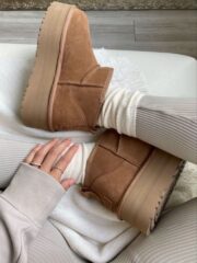 UGG ULTRA MINI CHESTNUT CON PLATAFORMA - immagine 4
