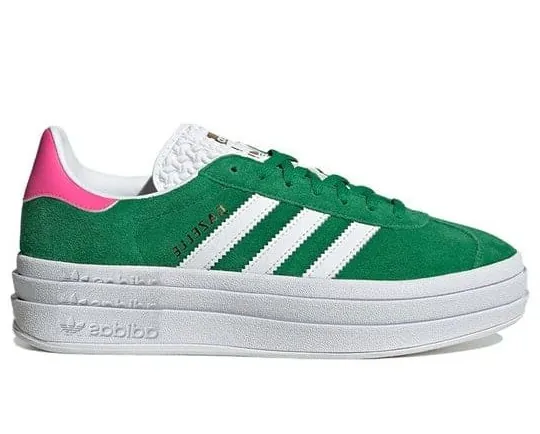 Adidas Gazelle Bold 'Green Lucid Pink'