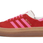 Adidas Gazelle Bold Collegiate Red Lucid Pink
