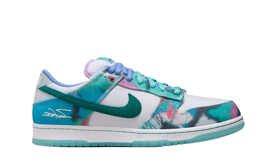 SB Dunk Low “Futura Laboratories Bleached Aqua”