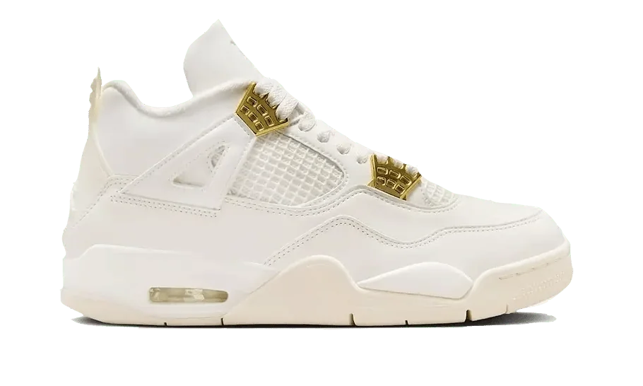 Air Jordan 4 Sail Metallic Gold