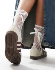 Adidas Samba OG Wonder White Maroon - immagine 6