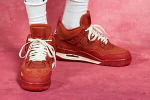Nigel Sylvester x Air Jordan 4 OG Ladrillo a ladrillo - Imagen 4