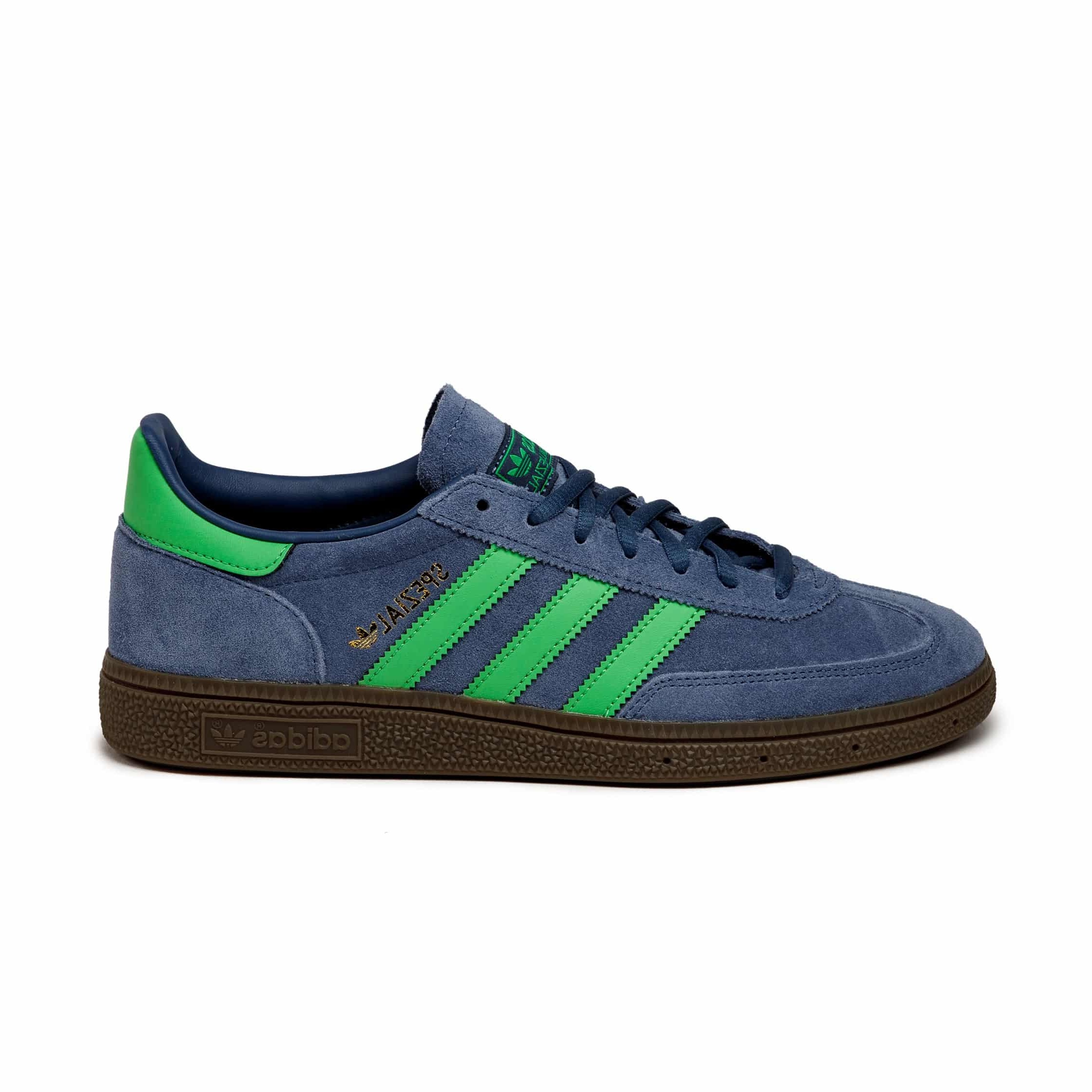 Adidas Handball Spezial Ink/Green/Gold. Preloved.
