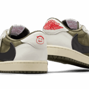 Air Jordan 1 Low OG x Travis Scott Medium Olive - Imagen 2