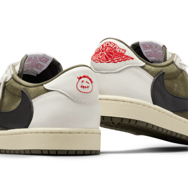 Alternative view of Air Jordan 1 Low OG x Travis Scott Medium Olive