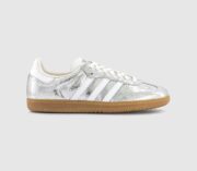 adidas Samba OG Trainers Silver Metalic White White