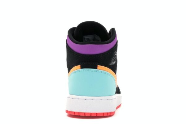 Alternative view of NIKE AIR JORDAN 1 MID MULTI-COLOR