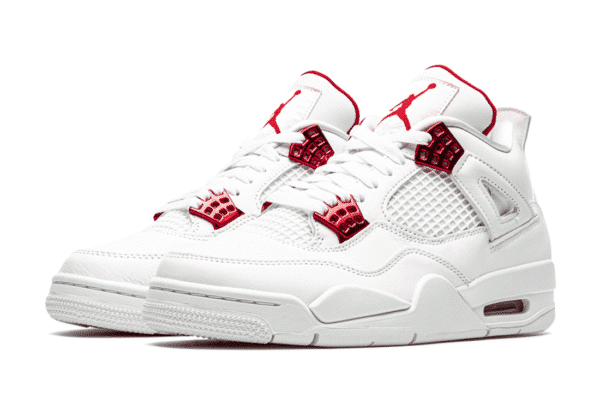 Alternative view of Jordan Retro 4 Metallic Red