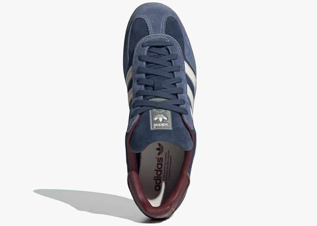 Adidas Gazelle Indoor Crew Navy Burgundy - Imagen 4
