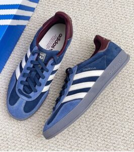 Adidas Gazelle Indoor Crew Navy Burgundy - Imagen 2