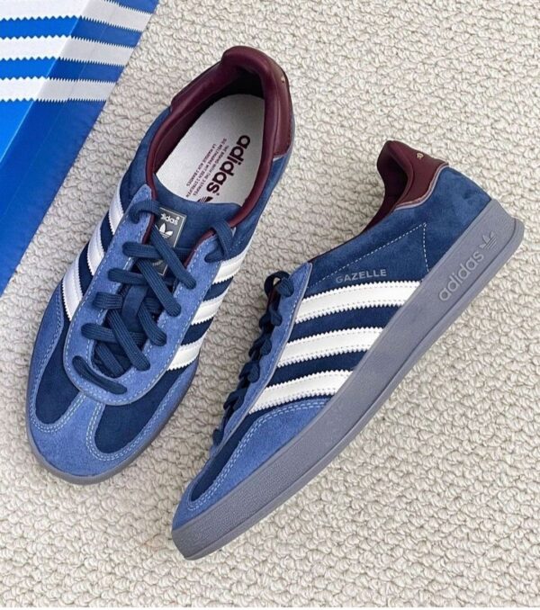 Alternative view of Adidas Gazelle Indoor Crew Navy Burgundy
