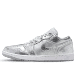 Jordan 1 Low Metallic Silver (Womens)