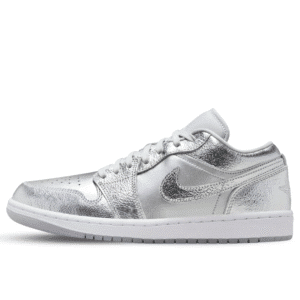 Jordan 1 Low Metallic Silver (Womens)