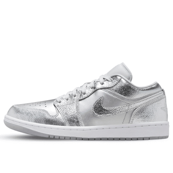 Jordan 1 Low Metallic Silver (Womens)