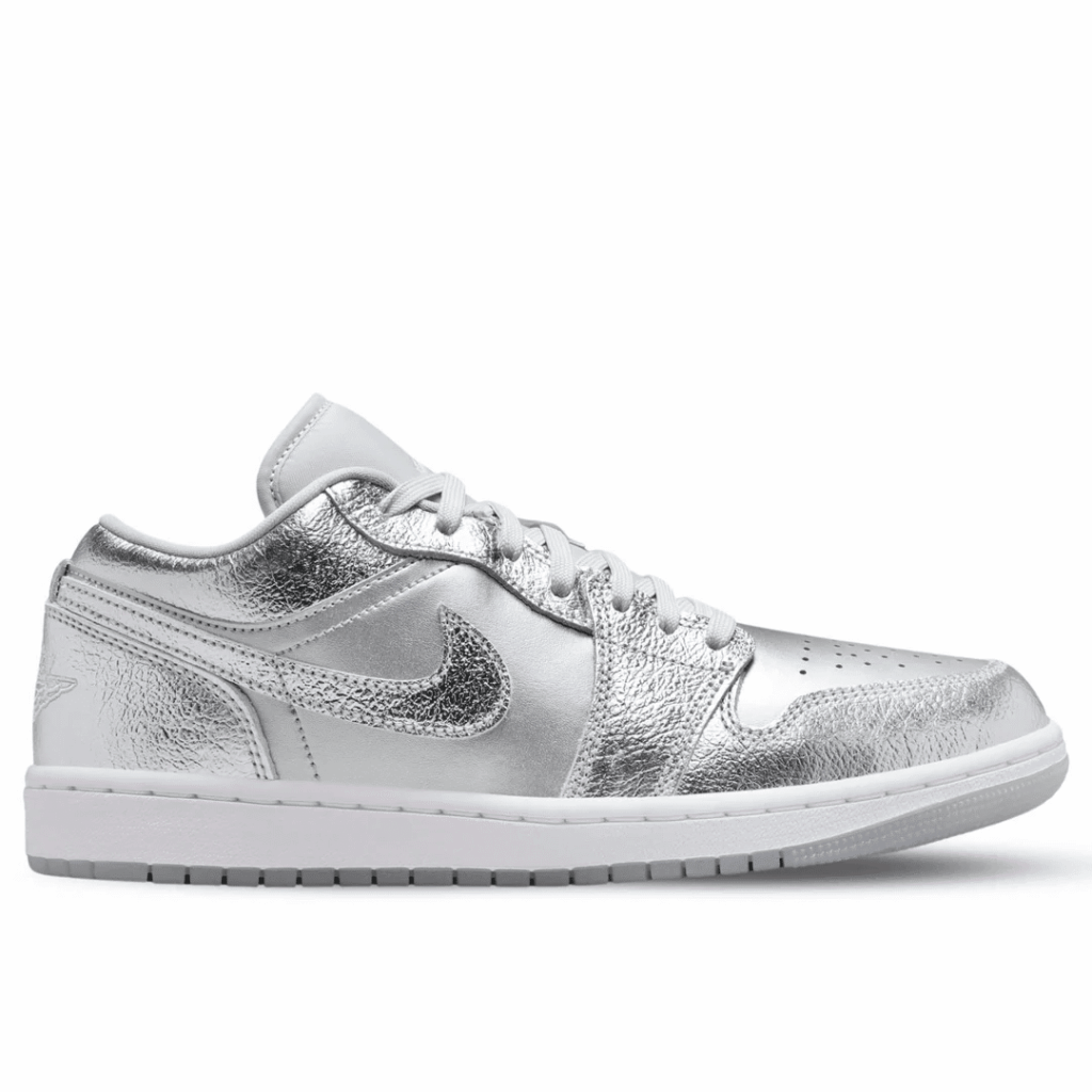 Jordan 1 Low Metallic Silver (Womens)