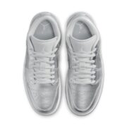 Jordan 1 Low Metallic Silver (Womens) - Imagen 3