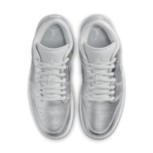 Jordan 1 Low Metallic Silver (Womens) - Imagen 3