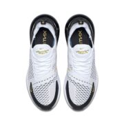 Air Max 270 WHITE BLACK METALLIC GOLD - Imagen 4