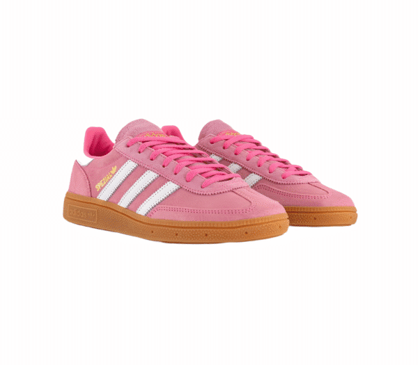 Alternative view of adidas Handball Spezial Trainers Lucid Pink White Gold Metallic