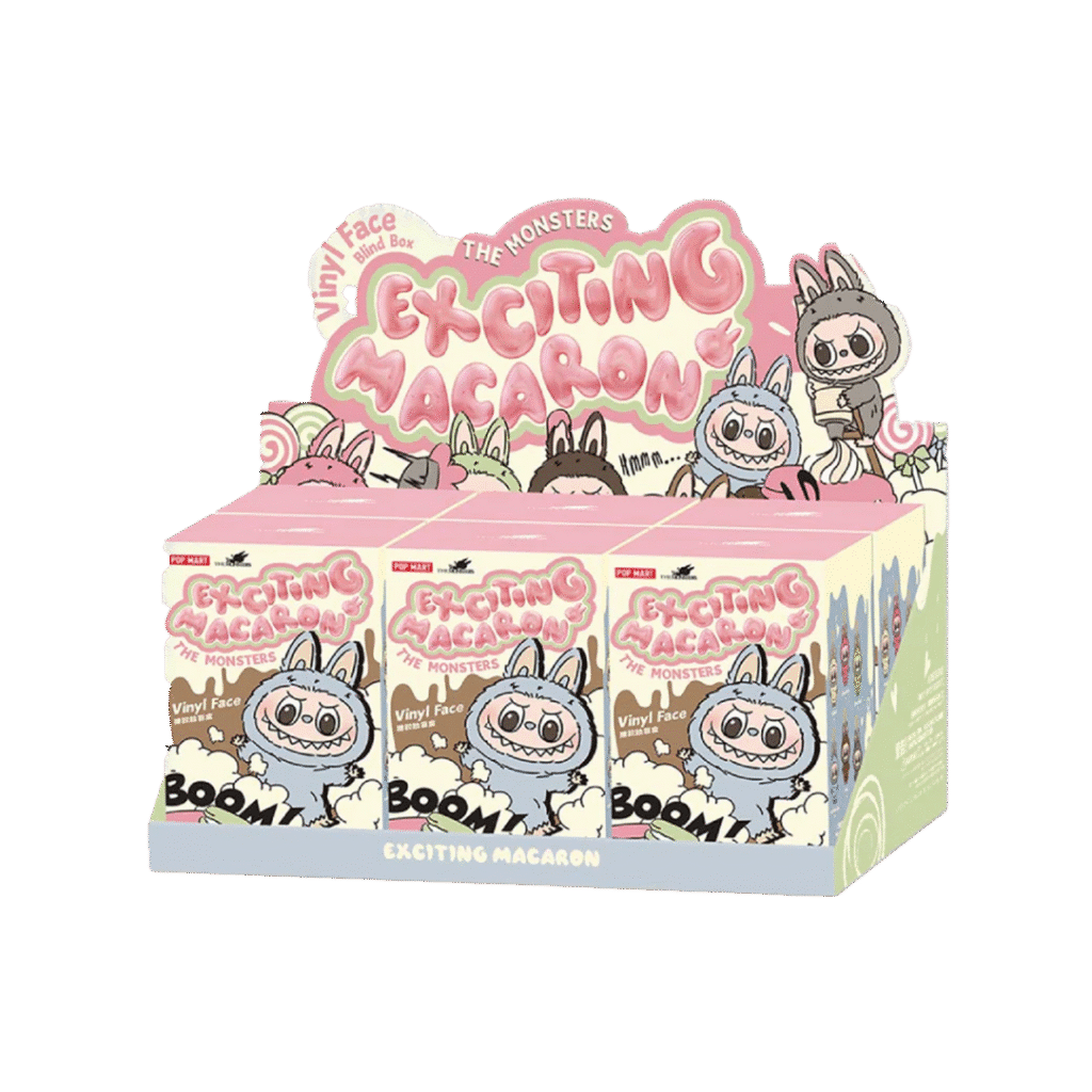 PopMartLabubuTheMonstersTastyMacaronsVinylFaceBlindBox.png Pop Mart Labubu The Monsters Tasty Macarons Vinyl Face Blind Box - Imagen 1